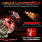 Kit Super LED Automotivo Dual Color Controle por App