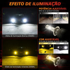 Kit Super LED Automotivo Dual Color Controle por App