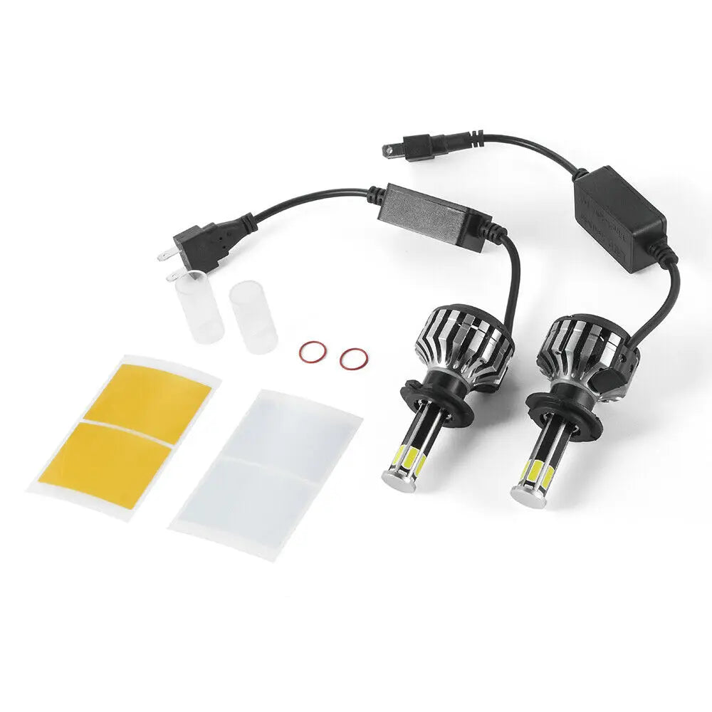 Par de Lâmpadas LED 360 Graus 3D 6 Lados COB 110W 12V 24V Ultra Led Automotivo Carro e Caminhão